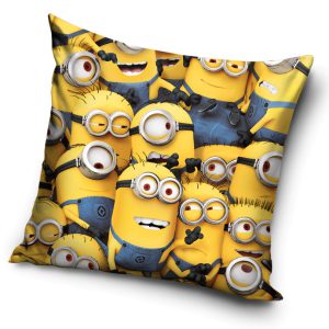 Minyonok Crowd párnahuzat 40x40 cm Velúr