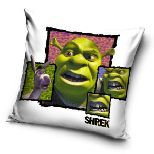 Shrek Fury párnahuzat 40x40 cm Velúr