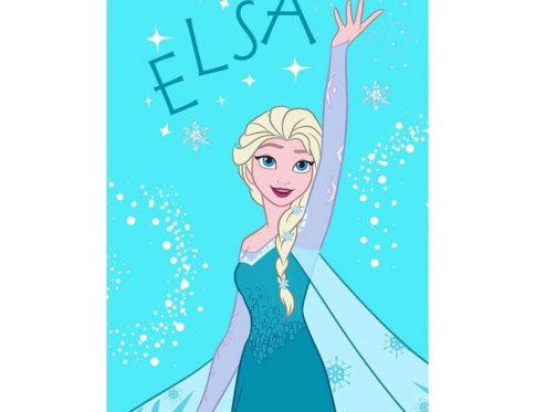 Disney Jégvarázs Elsa kéztörlő, arctörlő, törölköző 30×50 cm