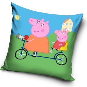 Peppa malac Bicycle párnahuzat 40x40 cm