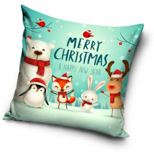 Karácsonyi Wonderland párnahuzat 40x40 cm