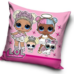 LOL Surprise With Puppies párnahuzat 40x40 cm