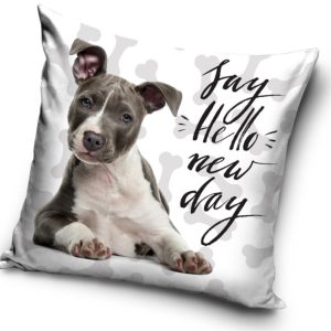Kutyás New Day párnahuzat 40x40 cm