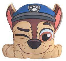 Mancs Őrjárat Chase formapárna, díszpárna 40 cm Velúr