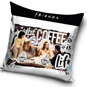 Jóbarátok Coffee párnahuzat 40x40 cm