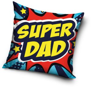 Super Dad Star párnahuzat 40x40 cm