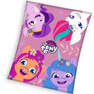 Én kicsi pónim Sunny Bloom polár takaró 110x140cm