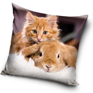 Állatos Duo párnahuzat 40x40 cm