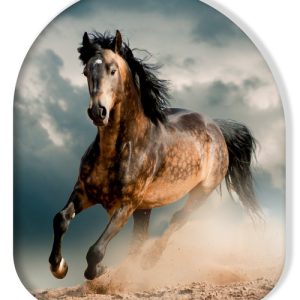 Lovas Wild Stallion formapárna, díszpárna 37x33 cm