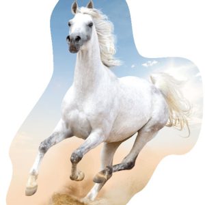 Lovas White formapárna, díszpárna 43x30 cm