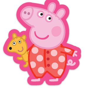 Peppa malac Sleep formapárna, díszpárna 31x34 cm