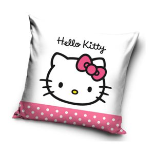 Hello Kitty Bow párnahuzat 40x40 cm Velúr