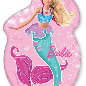 Barbie Mermaid Glitter formapárna, díszpárna 30x46 cm