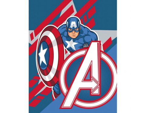 Bosszúállók Captain America kéztörlő, arctörlő, törölköző 30×50 cm