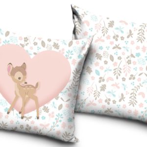 Disney Bambi Love párnahuzat 40x40 cm Velúr
