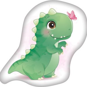 Dinoszaurusz Butterfly formapárna, díszpárna 33x28 cm