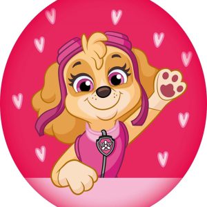 Mancs Őrjárat Skye Heart formapárna, díszpárna 37x34 cm