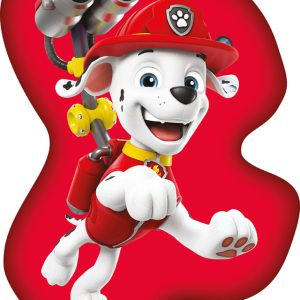 Mancs Őrjárat Marshall Rescue formapárna, díszpárna 38x30 cm Velúr