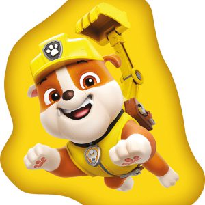 Mancs Őrjárat Rubble Yellow formapárna, díszpárna 38x32 cm Velúr