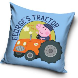 Peppa malac Tractor párna, díszpárna 40 x 40 cm