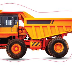 Építkezés Yellow formapárna, díszpárna 49x30 cm