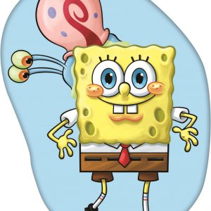 SpongyaBob Gary formapárna, díszpárna 39x42 cm
