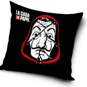 A nagy pénzrablás Mask párna, díszpárna 40 x 40 cm