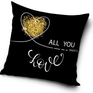 Love All You Need párna, díszpárna 40x40 cm