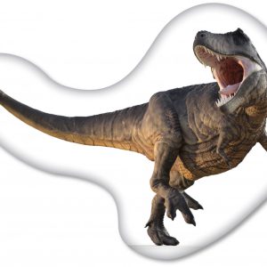 Dinoszaurusz Terror formapárna, díszpárna 37x28 cm