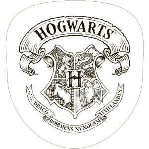Harry Potter White Crest formapárna, díszpárna 34x36 cm