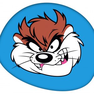 Bolondos dallamok Taz formapárna, díszpárna 41x33 cm