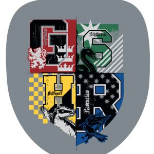 Harry Potter Grey Crest formapárna, díszpárna 32x35 cm