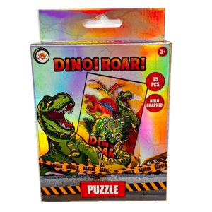 Dinoszaurusz Roar hologrammos mini puzzle 35 db-os