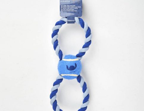 Disney Lilo és Stitch, A csillagkutya Alien Chic teniszlabda és kötél kutyajáték