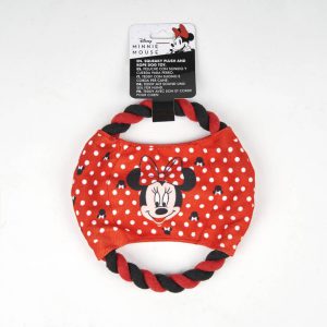 Disney Minnie Polka Dots sípoló frizbi és kötél kutyajáték