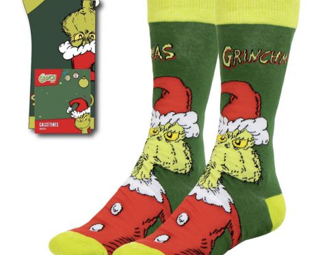 A Grincs Santa férfi hosszú szárú zokni 38/45