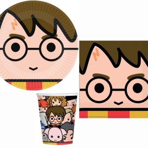 Harry Potter Graphic party szett 32 db-os 23 cm-es tányérral