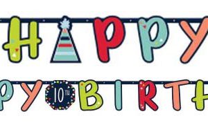 Happy Birthday Reason To Celebrate felirat 320 cm