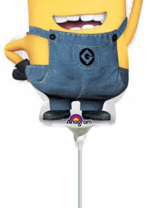 Minyonok Waving mini fólia lufi 27 cm (WP)
