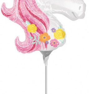 Unikornis Sparkle mini fólia lufi 25 cm