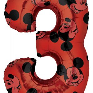 Disney Mickey Red fólia lufi 3-as 66 cm
