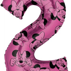 Disney Minnie Pink fólia lufi 2-es szám 66 cm