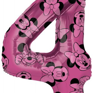 Disney Minnie Pink fólia lufi 4-es szám 66 cm