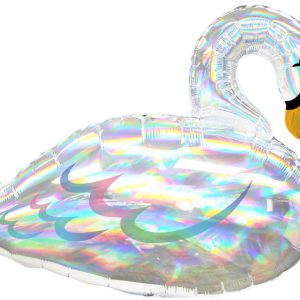 Hologrammos Hattyú Gold Tiara Fólia Lufi 73 cm