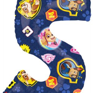 Mancs Őrjárat Heroic fólia lufi 5-ös szám 66 cm