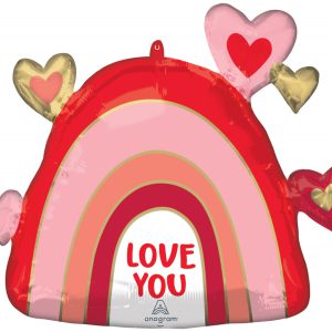 I love You Heart fólia lufi 66 cm