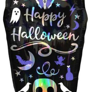 Halloween Coffin fólia lufi 68 cm