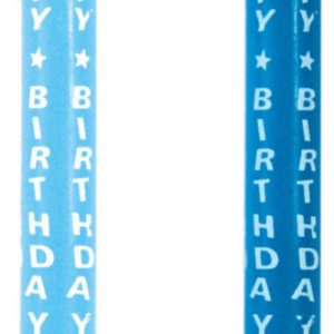 Happy Birthday Blue tortagyertya, gyertya szett 10 db-os