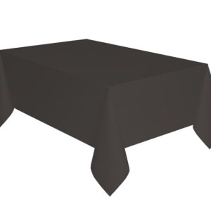 Fekete Black papír asztalterítő 137x274 cm