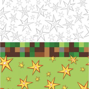 TNT Party Boom műanyag asztalterítő 137x243 cm